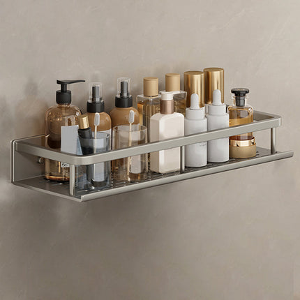 Bathroom Wall Shelf, Wall Mounted Bathroom Shelves with Adhesive or Drill Mounting – image 24