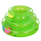 Triple-Level Cat & Dog Toy with Interactive Colorful Balls | Engaging Play Station for Training and Fun