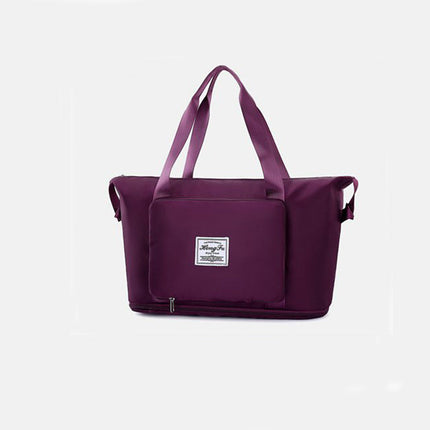 Large-Capacity Foldable Waterproof Travel Bag with Multiple Pockets | Versatile Travel Companion for Weekend Getaways
