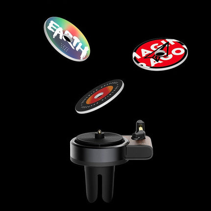 Ocean-Scented Turntable Car Fragrance Diffuser with 3 Tablets | Unique Aroma Decor for Enhanced Driving Experience