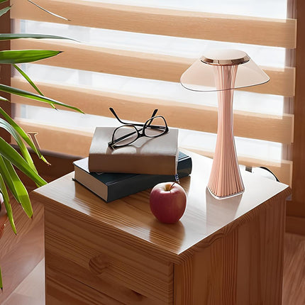 Sculpted Flare Lamp with Rechargeable Battery & Dimmable Function | Elegant Lighting for Any Room