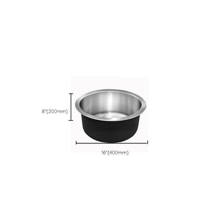 Kitchen Sinks, Single Bowl Drop In Bar Sink with Drain Strainer – image 20