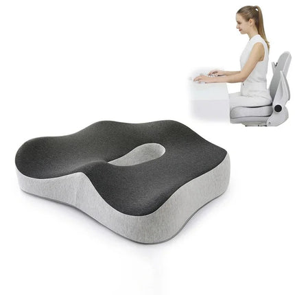 Memory Foam Seat Cushion with Lumbar Support Pillow, Tailbone Pain Cushion – image 9