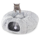 Winter Cat Nest Tunnel with Soft Plush Material | Cozy Retreat for Cats of All Sizes