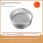 Durable Aluminum Foil Liners for Air Fryers | Non-Stick, Waterproof, and Easy Cleanup for Hassle-Free Cooking