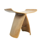 Small Wooden Bench, Rustic Wooden Stool for Entryway and Hallway, Nordic Wood Bench Seat for Living Room