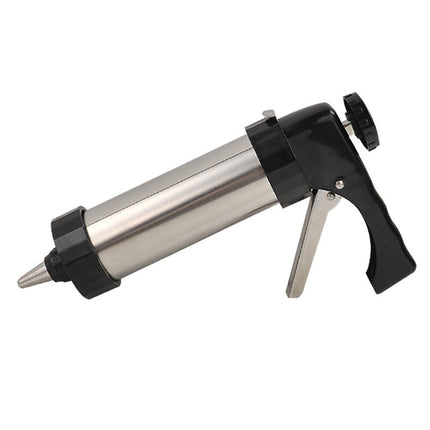 Stainless Steel Cookie Press Machine with 13 Molds & 8 Nozzles | Durable Baking Tool for Cookies and Cake Decorating