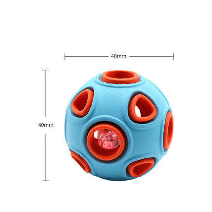 Squeaky Light Up Dog Toy with Durable Rubber | Engaging Sensory Play for Hours of Fun