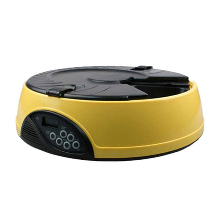 Automatic Pet Feeder with 6 Food Slots & Voice Reminder | Customizable Feeding Schedule for Busy Pet Owners