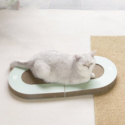 Folding Cat Scratcher with Ball for Interactive Play | Durable Eco-Friendly Design for Claw Grinding and Rest
