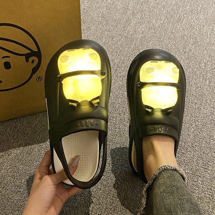 Cartoon Panda Lamp Slippers for Women with Non-Slip Sole | Stylish and Comfortable Indoor-Outdoor Footwear