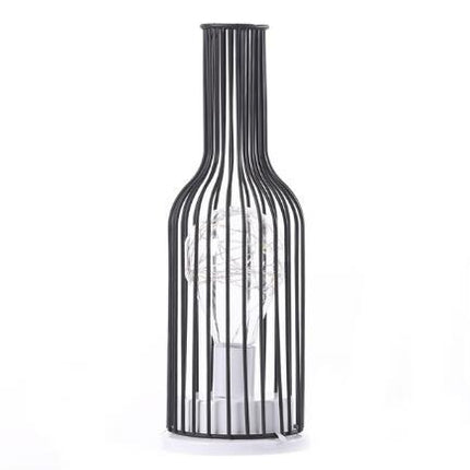 Minimalist Iron Table Lamp with Warm White Light | Elegant Home Decor for Cozy Atmosphere