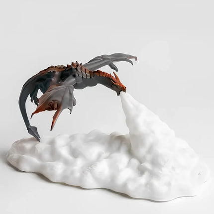 3D-Printed Dragon Night Light with Fiery Glow | Rechargeable LED Decor for Fantasy Lovers