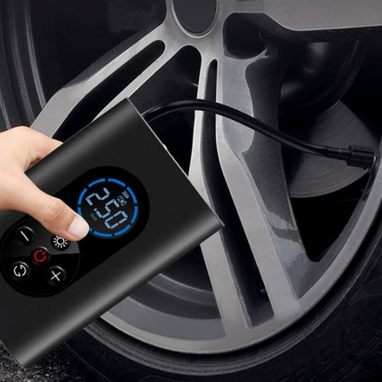 Wireless Air Pump with 80W Power & 4000mAh Battery | Portable Inflator for Cars, Bicycles, and Outdoor Gear