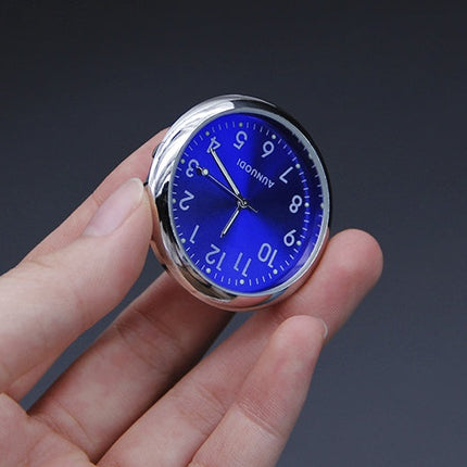 Car Ornament with Glass Mirror & Thermometer | Stylish Interior Accessory for Temperature Awareness