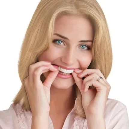 Snap On Veneers for Upper and Lower Teeth, Removable Teeth Veneers