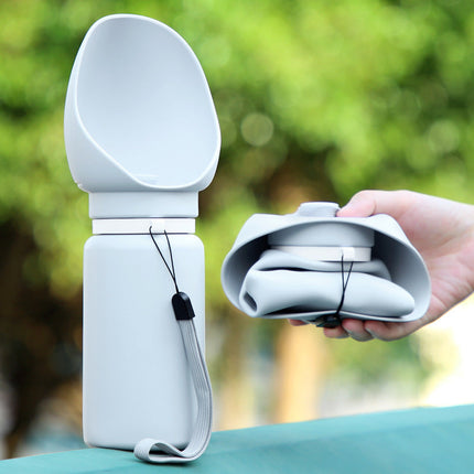 Foldable Pet Water Bottle with Leak-Proof Design | Travel-Friendly Hydration Solution for Dogs and Cats