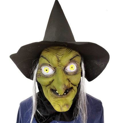 Realistic Halloween Masks, Halloween Costume Mask for Adults with Moving Mouth – image 26