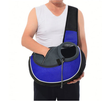Portable Pet Carrier Crossbody Bag for Dogs and Cats | Durable, Breathable Design for Safe Travel