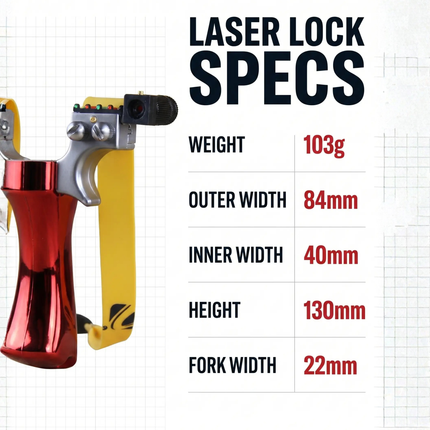 Slingshot with Laser Sight, Laser Slingshot Catapult for Target Shooting – image 7