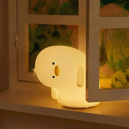 SqueezeBuddies Night Light with Adjustable Brightness | Portable Rechargeable Light for Cozy Bedtime Atmosphere