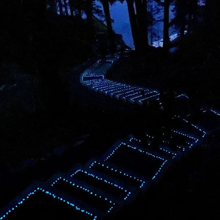Luminous Glow Pebbles with Light-Absorbing Effect | Waterproof Decorative Stones for Gardens and Aquariums