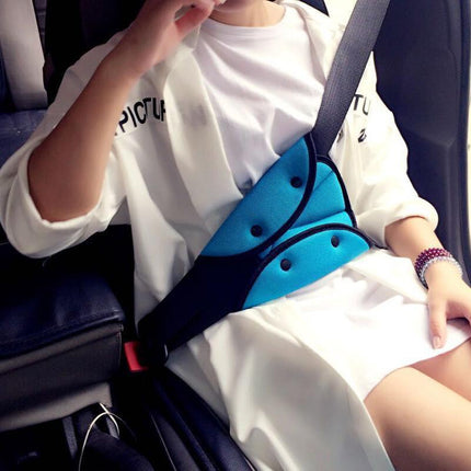 Seat Belt Adjuster for Kids and Adults, Soft Cotton Seat Belt Cover for Neck Protection