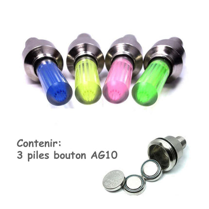 Tire Valve Caps with LED Light, 2 Pack – image 7