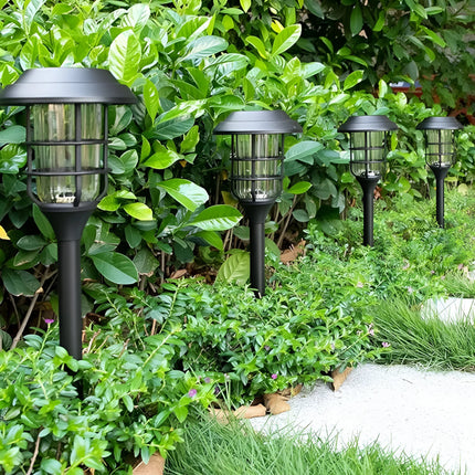 Solar Garden Lights with Flickering Glow, Weatherproof Solar Yard Lights for Garden Decor – image 5