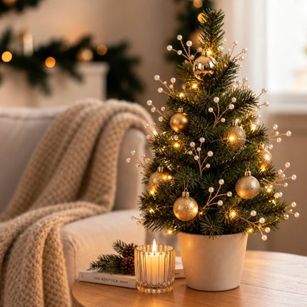 Decorative Branches with Crystal Beads, Christmas Tree Picks – image 6