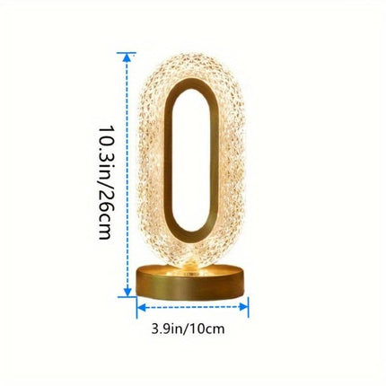 Dimmable Crystal Lamp with Adjustable Light Modes | Elegant Home Lighting for Relaxing Ambiance