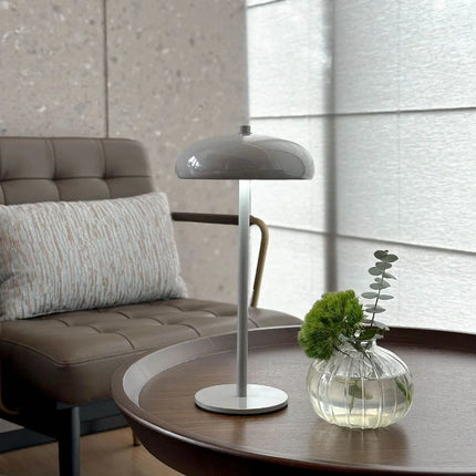 Sleek Retro Table Lamp with Touch Control & Rechargeable Design | Portable Lighting Solution for Modern Spaces