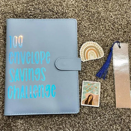 A5 Binder for 100 Envelope Savings Challenge, Budget Binder with Cash Envelopes – image 7