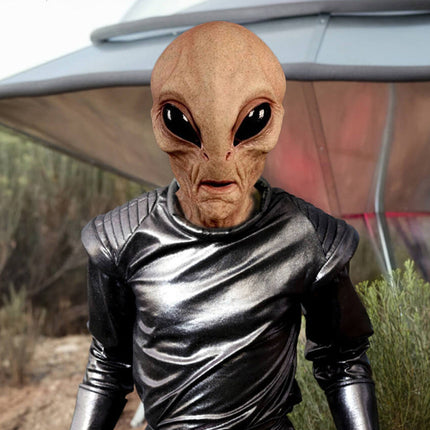 Halloween Costume Mask, Realistic Alien Full Face Mask – image 7