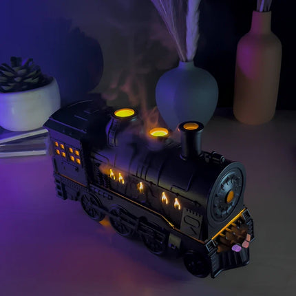 Steam Locomotive Humidifier with Nostalgic Design | Enhances Air Quality and Comfort with Essential Oils