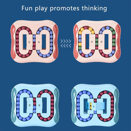 Fidget Cube, Rotating Finger Cube with Beads – image 8