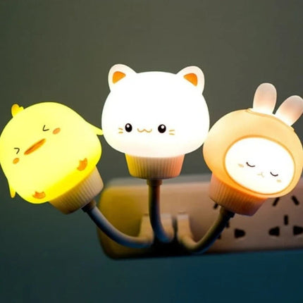 Adorable Animal Night Light with Warm Glow | Cute USB Lamp for Cozy Bedrooms and Nurseries