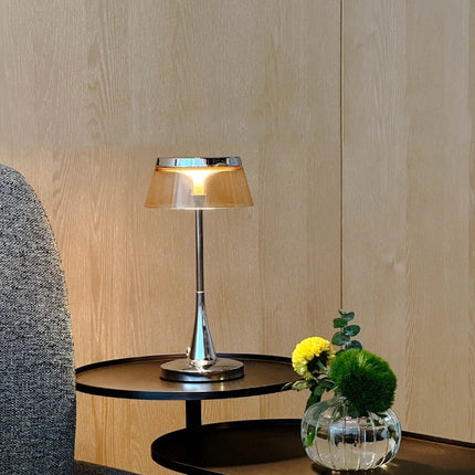 Modern Table Lamp with Adjustable Brightness | Cordless Acrylic Lighting for Versatile Home Decor