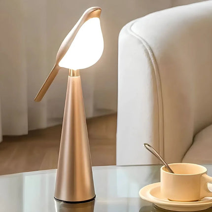 Serene Magpie Light with Adjustable Brightness Modes | Whimsical Acrylic and Metal Design for Versatile Ambiance