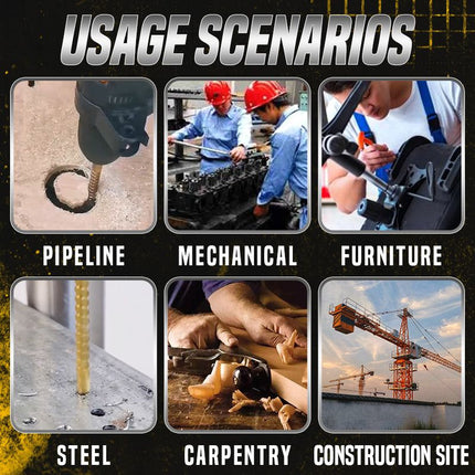 Drill Bit Set, Serrated Saw Drill Bits for Wood and Metal – image 5