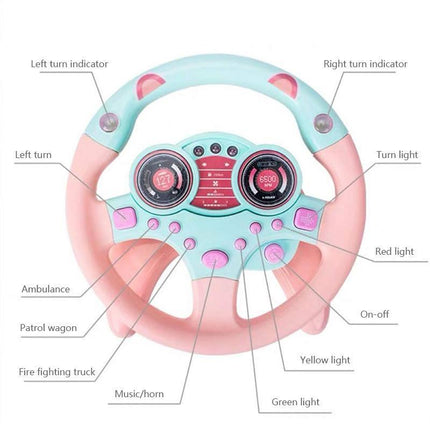 Steering Wheel Toy with Lights and Sounds, Baby Toys – image 4