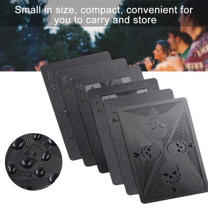 Waterproof Playing Cards Black Gold Foil – image 6