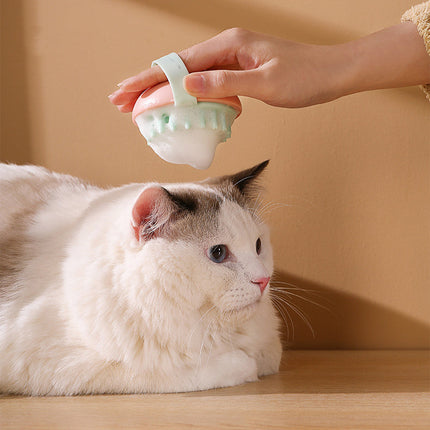 Pet Silicone Bath Massage Brush for Cats & Dogs | Soft Scrubbing Tool for Gentle Grooming and Relaxation