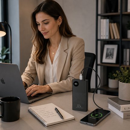 Vepine Best Power Bank | Best Portable Charger with High-Speed Charging & Digital Display | Portable Power Bank for iPhone, Samsung & Android