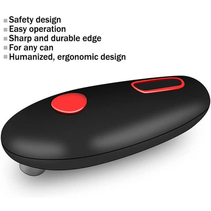 Electric Can Opener with One-Touch Operation | Safe and Efficient Kitchen Tool for Effortless Meal Prep