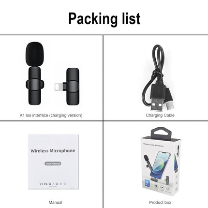 Ultra-Low Latency Wireless Microphone with Intelligent Noise Reduction | Easy Plug-and-Play for Live Broadcasts and Interviews