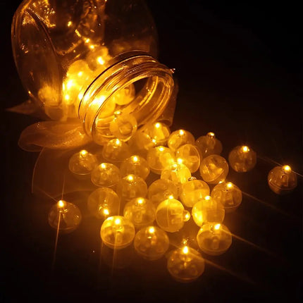 Tiny Glowing Pearls with LED Lights for Celebration Decor | Magical Twinkling Orbs for Enchanting Moments