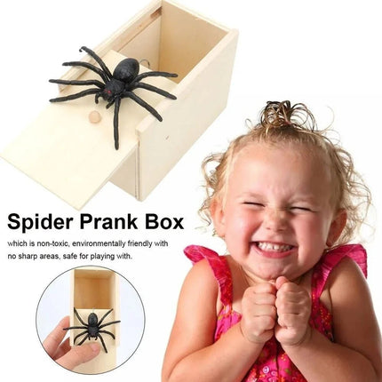 Prank Gift Box with Jumping Spider, Halloween Spider Scare Box