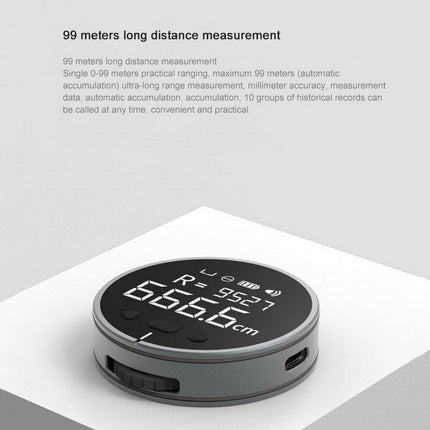 High Precision Digital Measuring Tape with LCD Display | Portable Tool for Accurate Distance Measurement Up to 99m
