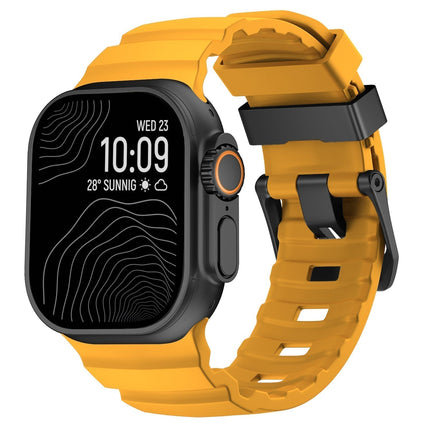 Sport Band for Apple Watch, Silicone Watch Band with Pin Buckle, Waterproof Replacement Band for Outdoor Sports
